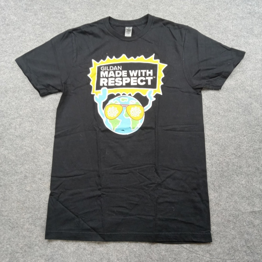 Lollapalooza Shirt Men Small Black 2022 Festival Concert Lineup Chicago Tee Fest